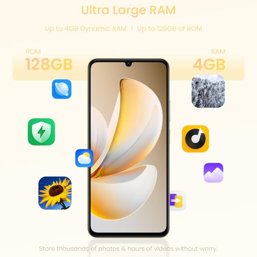 realme Note 70T 4G Smartphone 4+128GB Gold | 6.75 inch Screen, 90Hz Display, 6000mAh Battery, 32MP Camera, Powerful Octa-core Processor, ArmorShell Protection, IP54 — view 