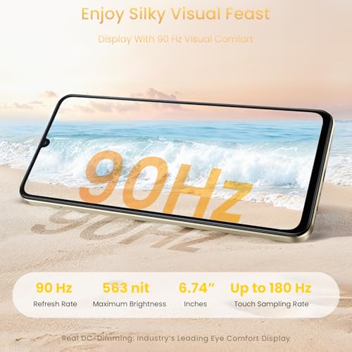 realme Note 70T 4G Smartphone 4+128GB Gold | 6.75 inch Screen, 90Hz Display, 6000mAh Battery, 32MP Camera, Powerful Octa-core Processor, ArmorShell Protection, IP54 — view 