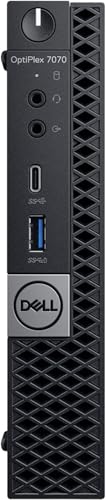 Dell OptiPlex 7070 Micro PC | Intel Core i5-9500T | 16GB RAM | 256GB NVME | Windows 11 Pro | Mini PC | Business PC (Renewed)