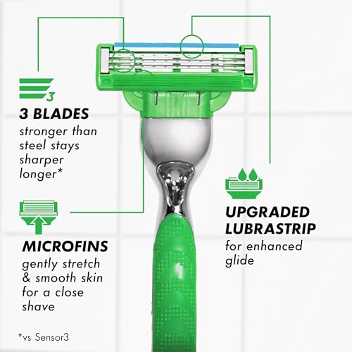 Gillette Mach3 Sensitive Mens Shaving Razor Blade Refills, 20 Count — view 
