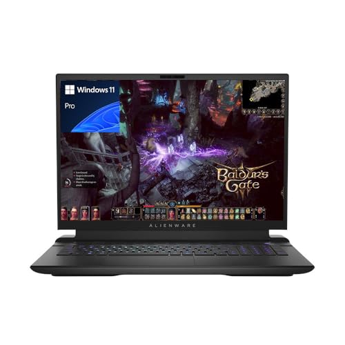 Dell Alienware m18 R2 Gaming Laptop, 14th Gen Intel i9-14900HX (24-Core), NVIDIA RTX 4090, 18" QHD+ 165Hz Display, 32GB DDR5 RAM, 2TB SSD, Windows 11 Pro, Backlit Keyboard