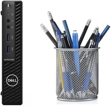 Dell OptiPlex 3080 Micro PC | Intel Core i5-10500T | 16GB RAM | 512GB SSD | Windows 11 Pro | Wi-Fi+ BT | Mini Desktop Computer (Renewed) (16GB RAM + 512GB SSD) — view 