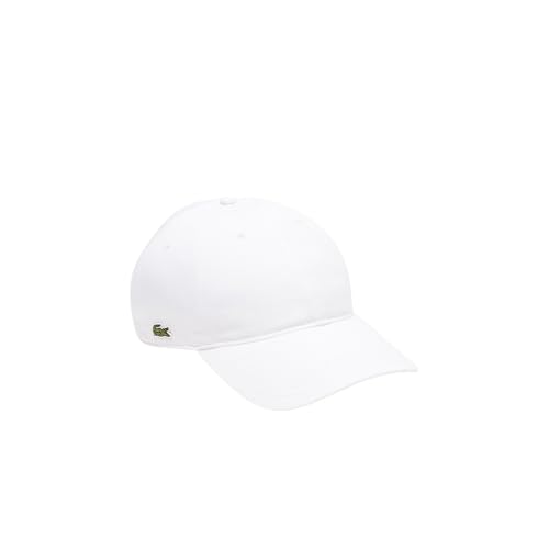 Lacoste Unisex-Adult Organic Side Logo Cotton Twill Cap